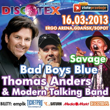 Thomas Anders - koncert Gdask / Sopot 16.03.2012