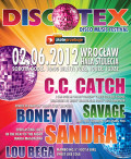 Plakat promujcy koncert Discotex